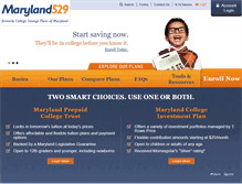 Tablet Screenshot of maryland529.com